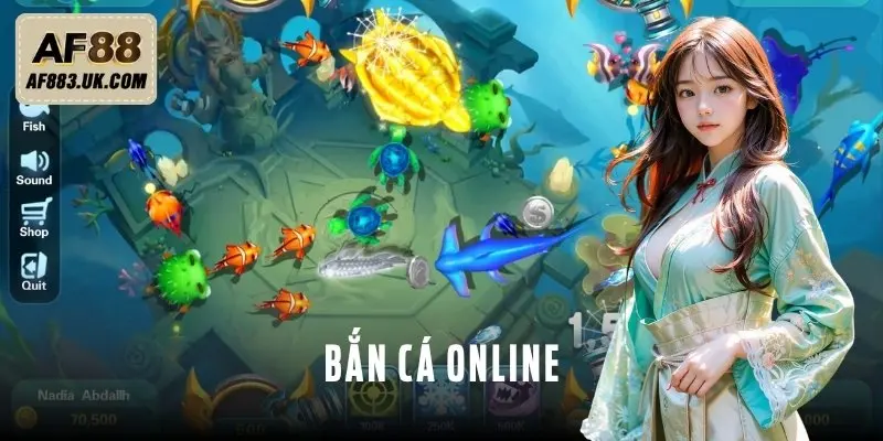 Game bắn cá Af88: Khám phá không gian đại dương.